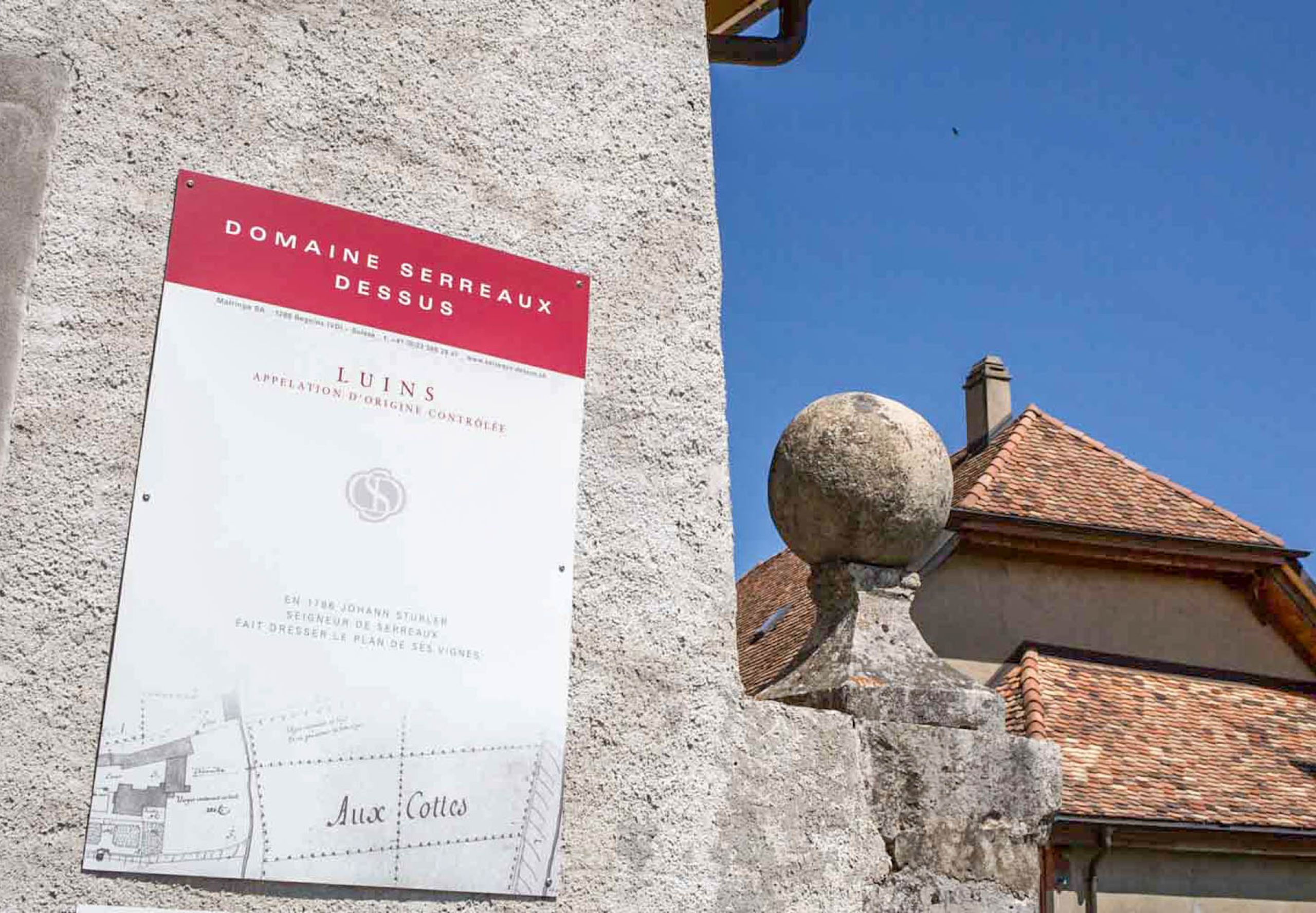 Domaine de Serreaux-dessus à Begnins