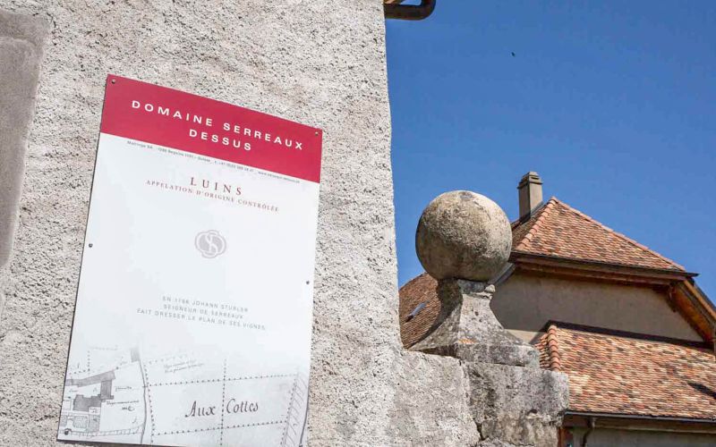 Domaine de Serreaux-dessus à Begnins
