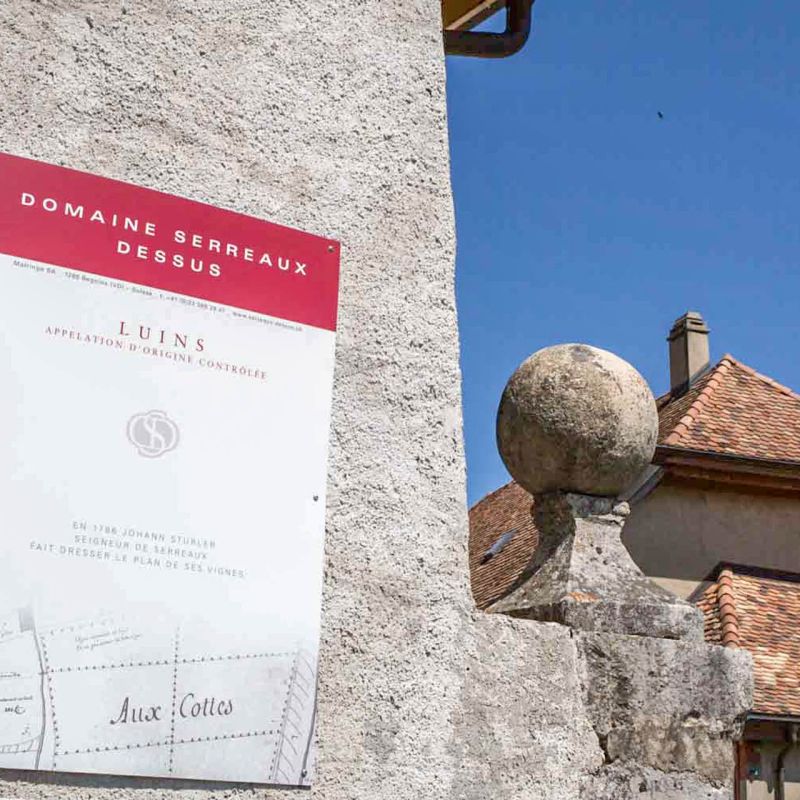 Domaine de Serreaux-dessus à Begnins