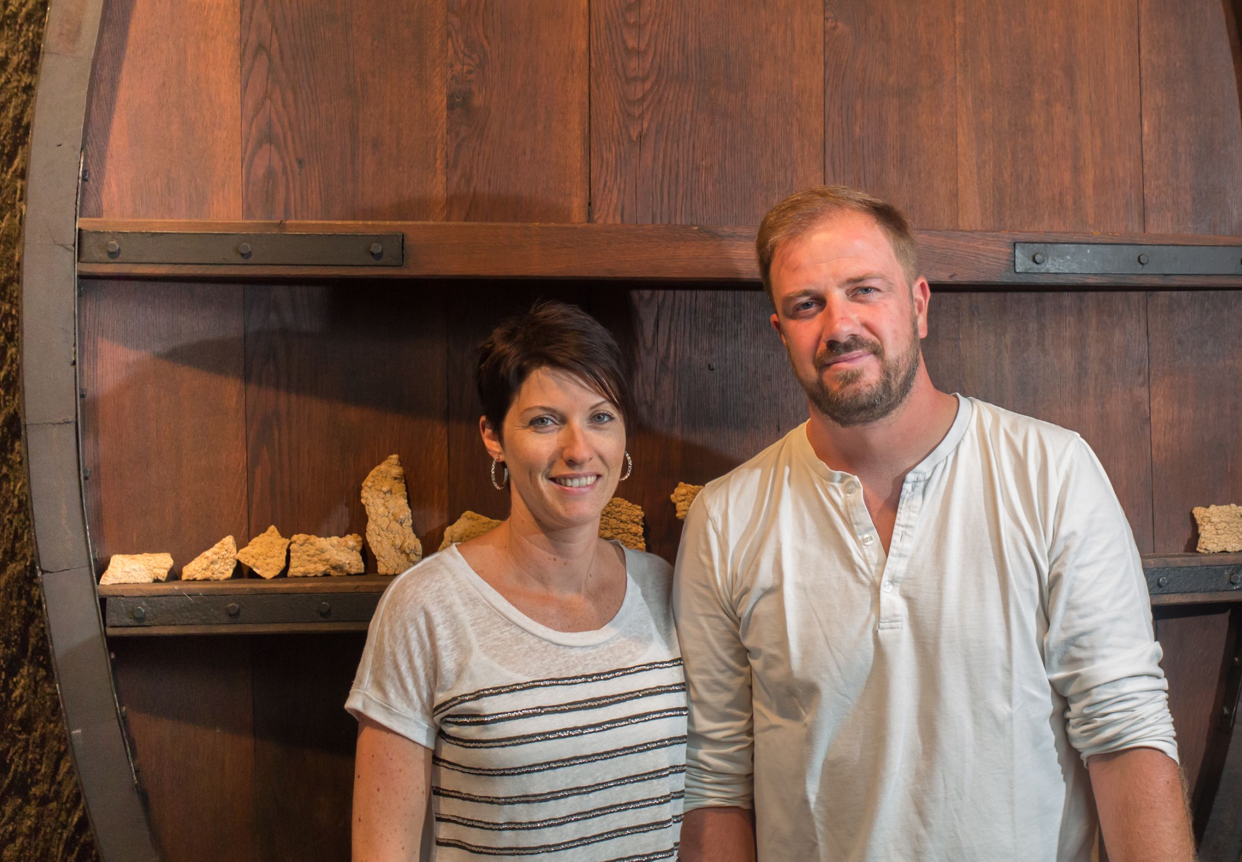 Christian et Laeticia Dutruy du Domaine La Passion à Luins