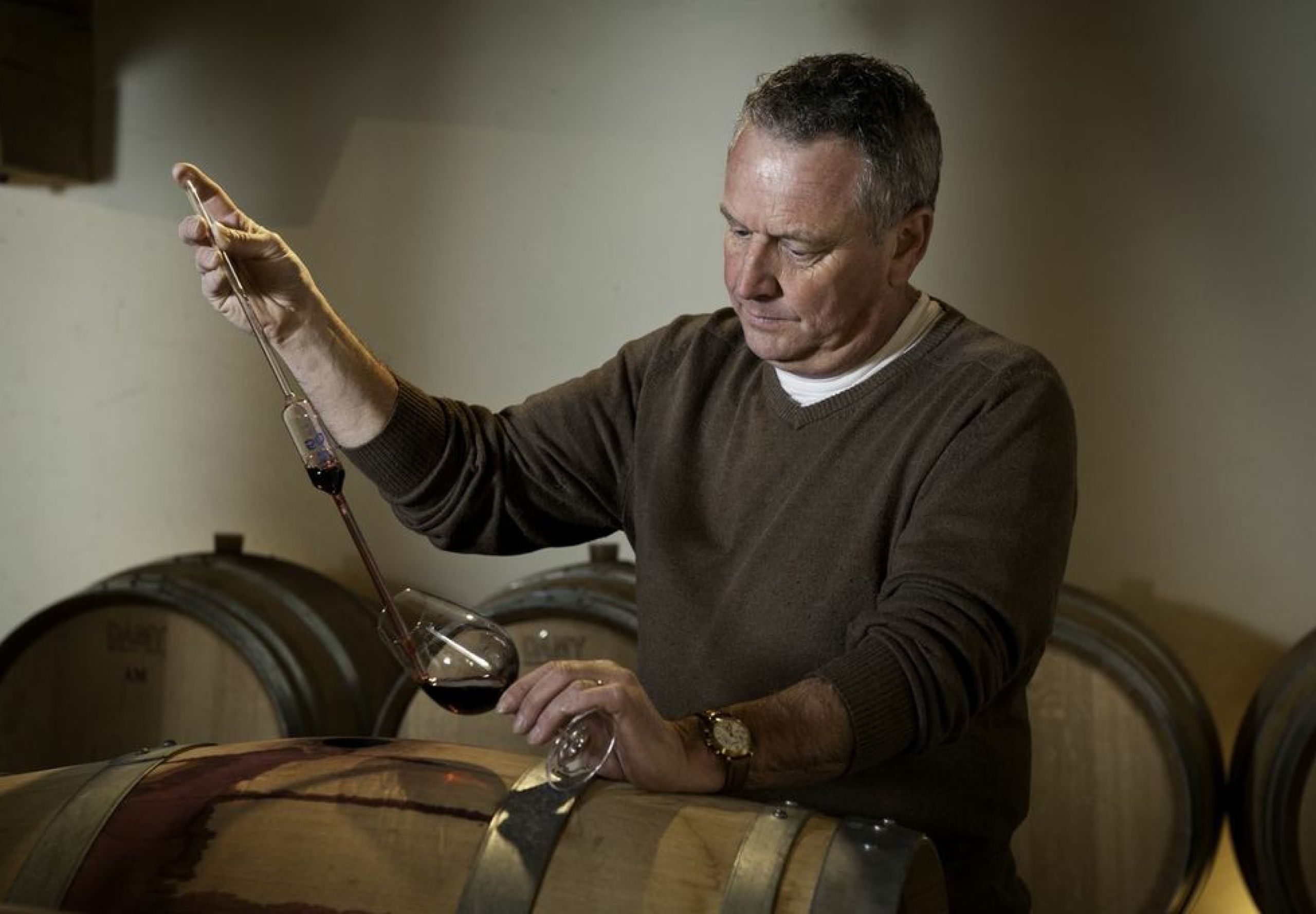 Reynald Parmelin dans son Domaine La Capitaine