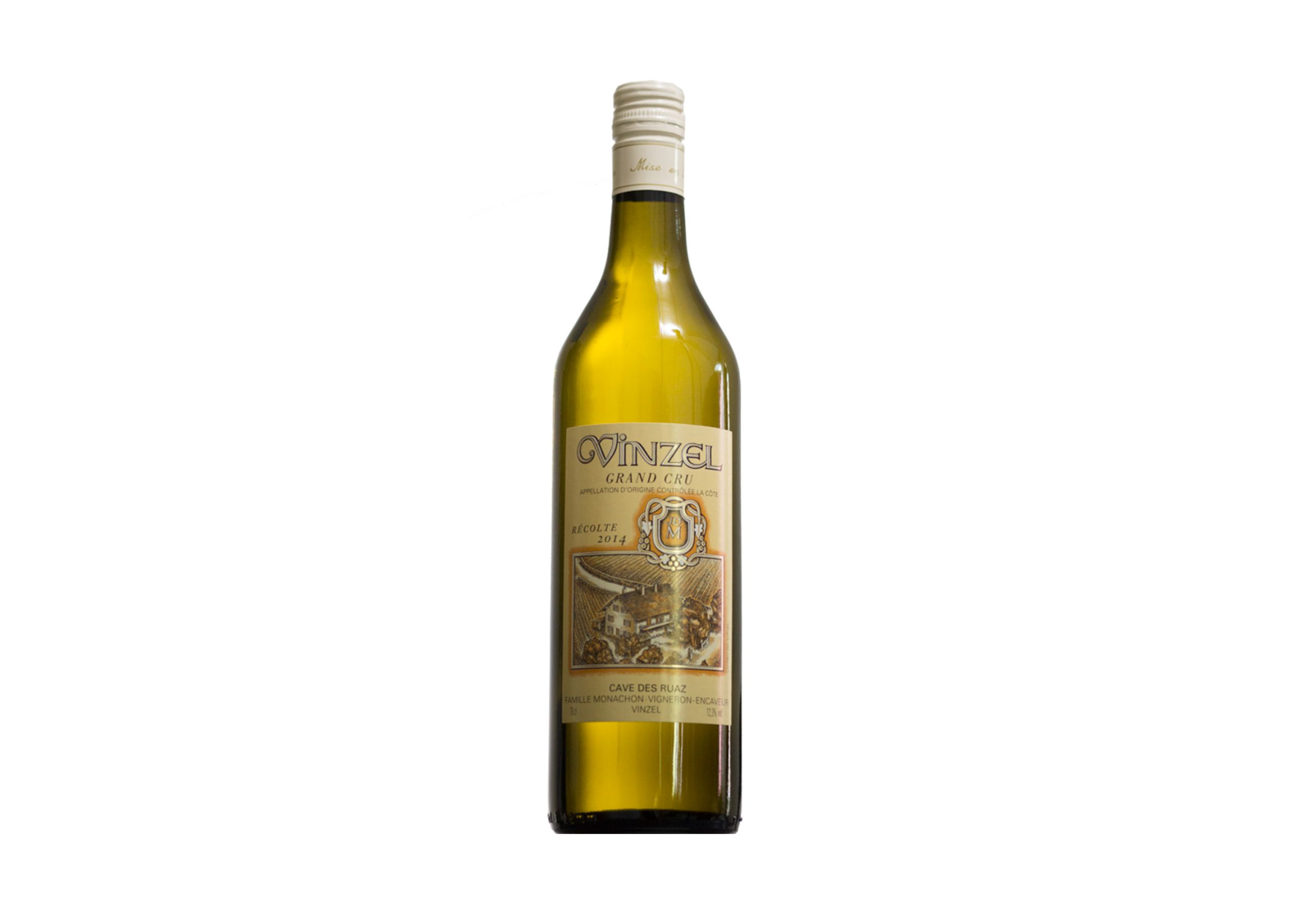 Bouteille de vin de la Cave des Ruaz à Vinzel